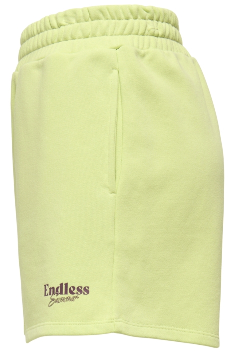 Only groene dames korte broek | Zijaanzicht