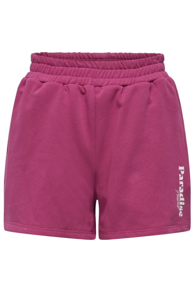 Only roze dames korte broek | Vooraanzicht