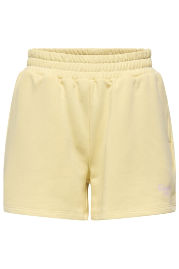 Only Korte broek ONLCORA PRINT SHORTS UB SWT 15347040 SUNLIGHT/GOOD EXOTIC ROOTS