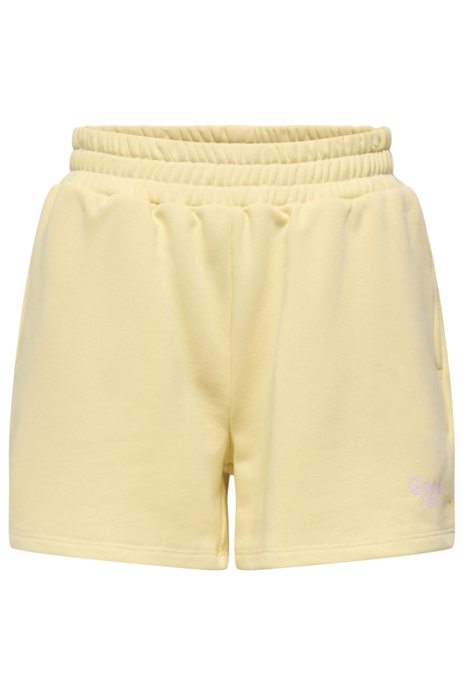 Only gele dames korte broek | Vooraanzicht