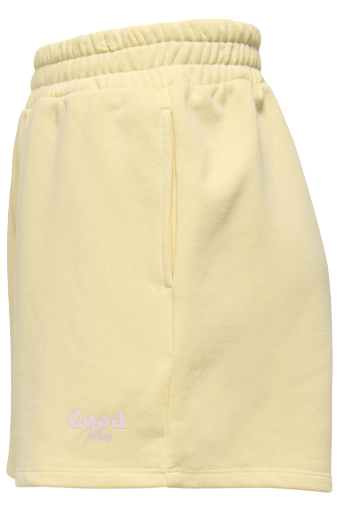 Only gele dames korte broek | Zijaanzicht