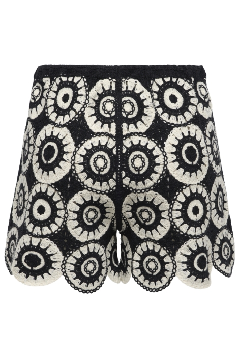 Only zwarte dames korte broek | Achteraanzicht