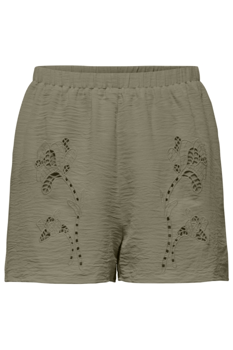 Only groene dames korte broek | Vooraanzicht