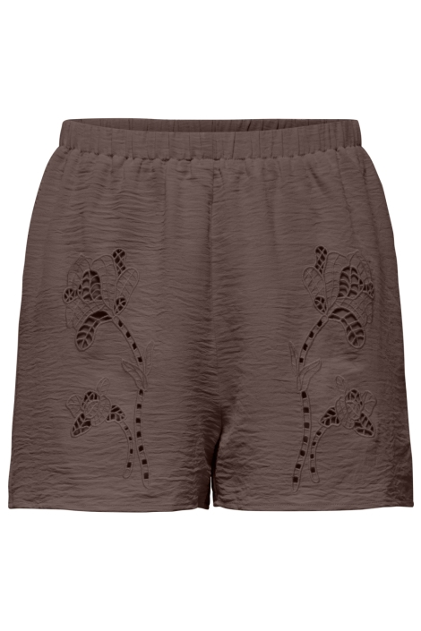 Only bruine dames korte broek | Vooraanzicht