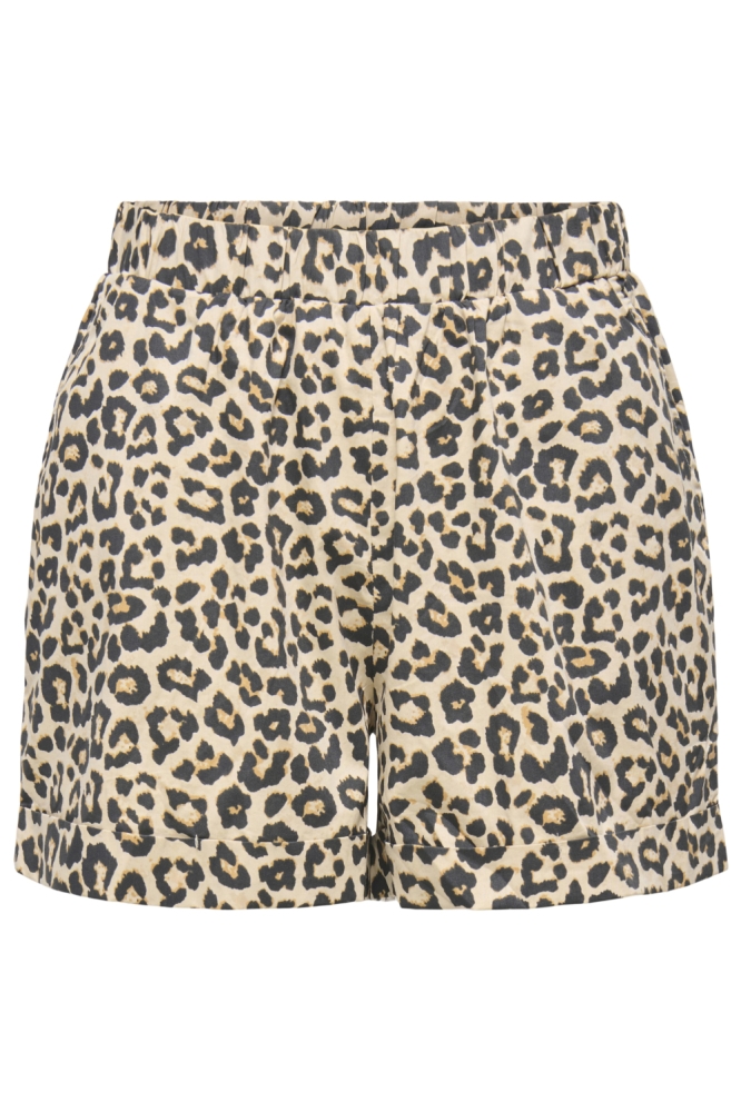 Only beige dames korte broek | Vooraanzicht