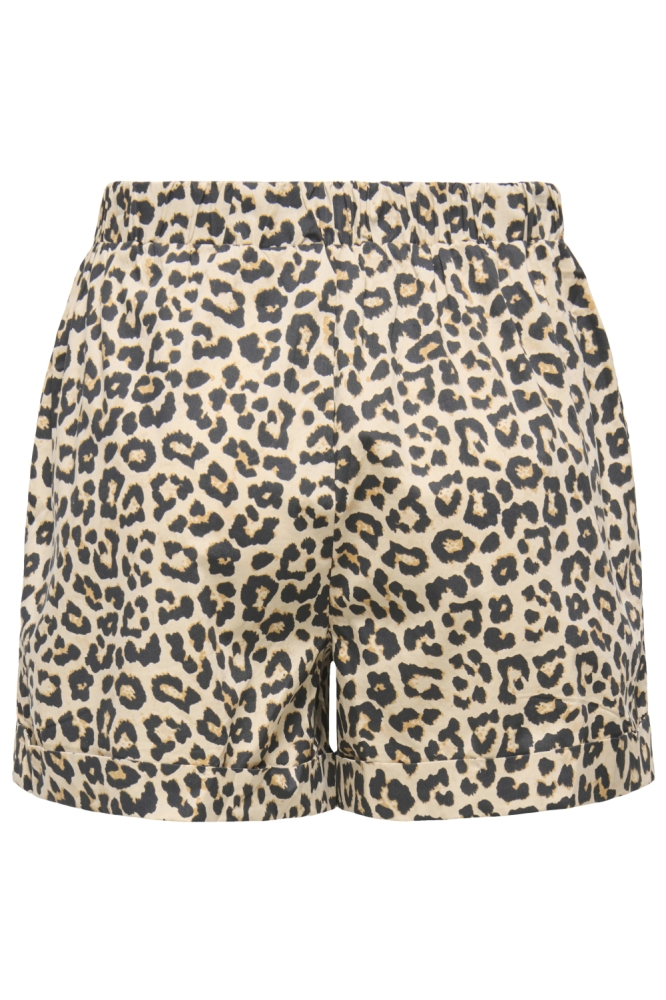 Only beige dames korte broek | Achteraanzicht