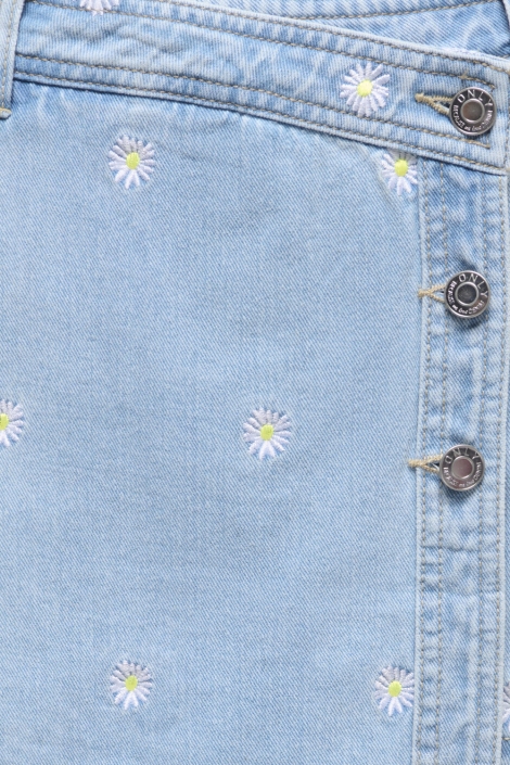 Only blauwe dames korte broek | Close up