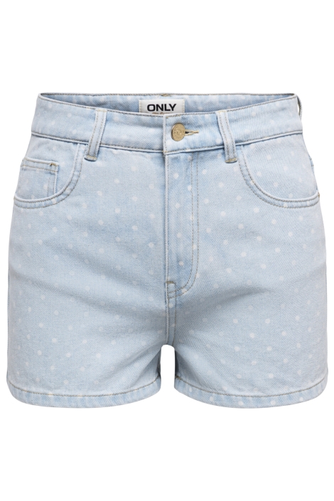 Only blauwe dames korte broek | Vooraanzicht