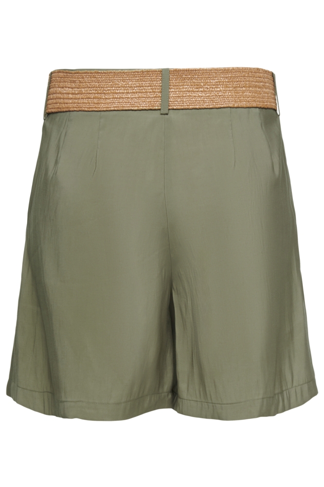 Only groene dames korte broek | Achteraanzicht