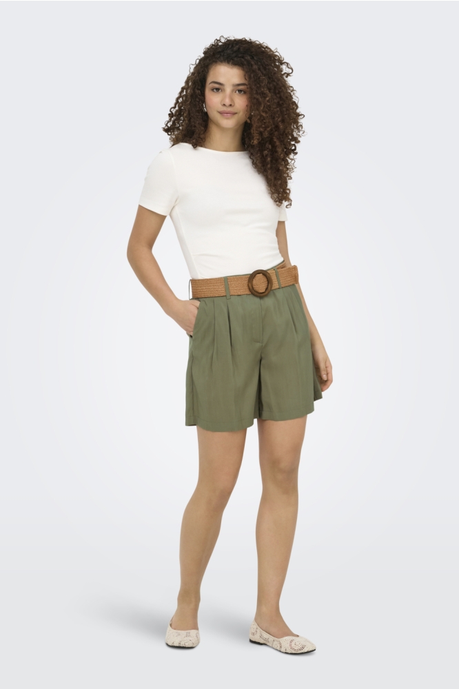 Only groene dames korte broek | Model
