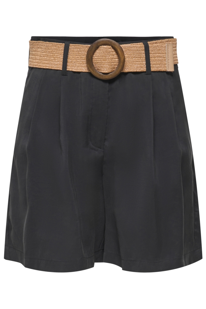 Only zwarte dames korte broek | Vooraanzicht