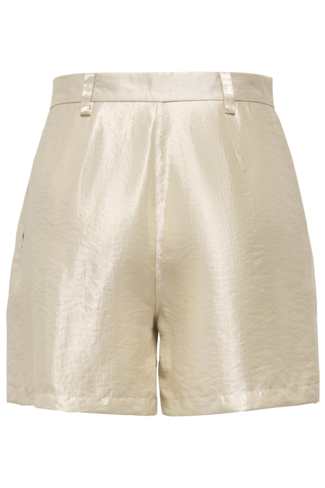 Only ecru dames korte broek | Achteraanzicht