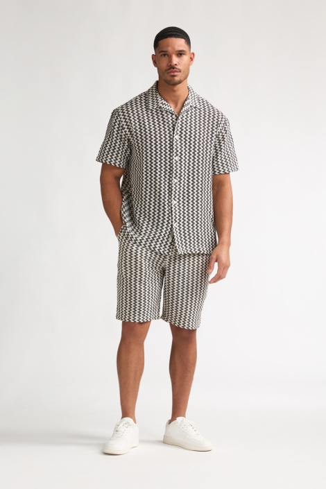 Petrol Industries witte heren korte broek | Model