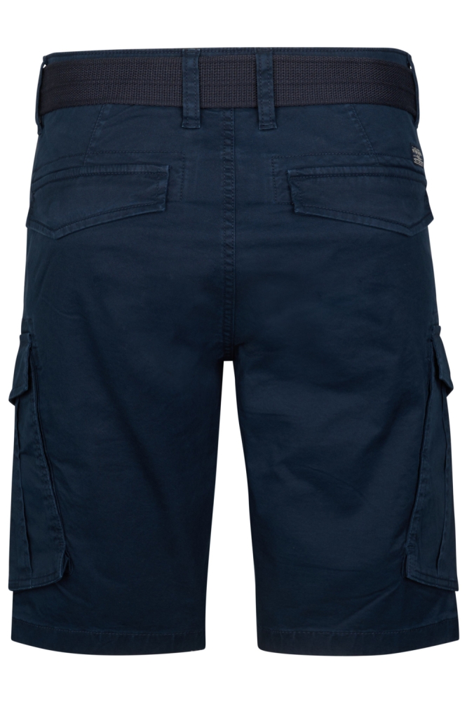 Petrol Industries blauwe heren korte broek | Achteraanzicht