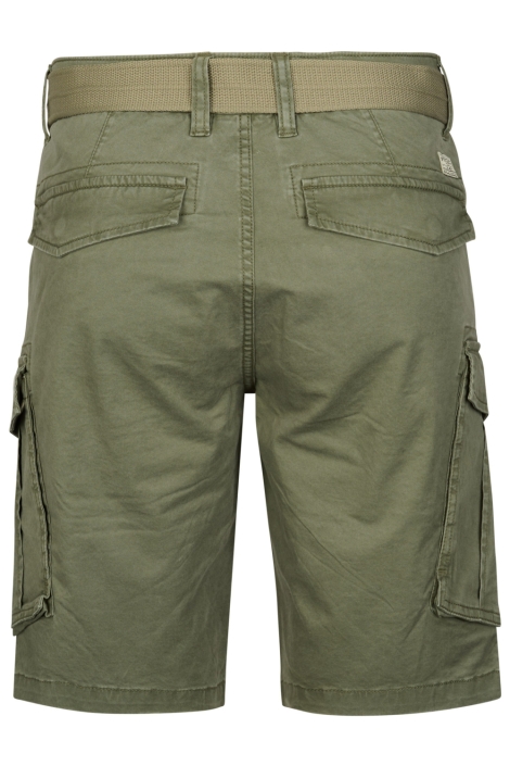 Petrol Industries groene heren korte broek | Achteraanzicht