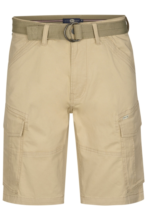 Petrol Industries zand heren korte broek | Vooraanzicht
