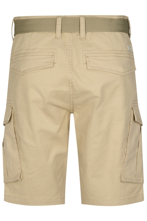 Petrol Industries zand heren korte broek | Achteraanzicht