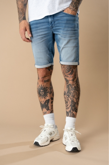 Petrol Industries Broek JACKSON JOGG DENIM SHORTS SAILFISH M ROS SHO001 5752