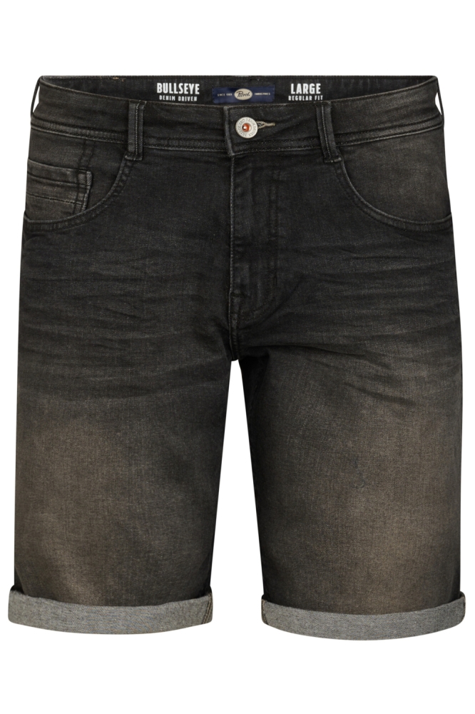 Petrol Industries zwarte heren korte broek | Vooraanzicht