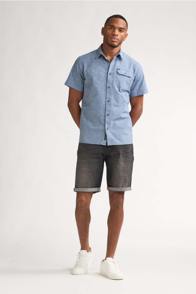 Petrol Industries zwarte heren korte broek | Model