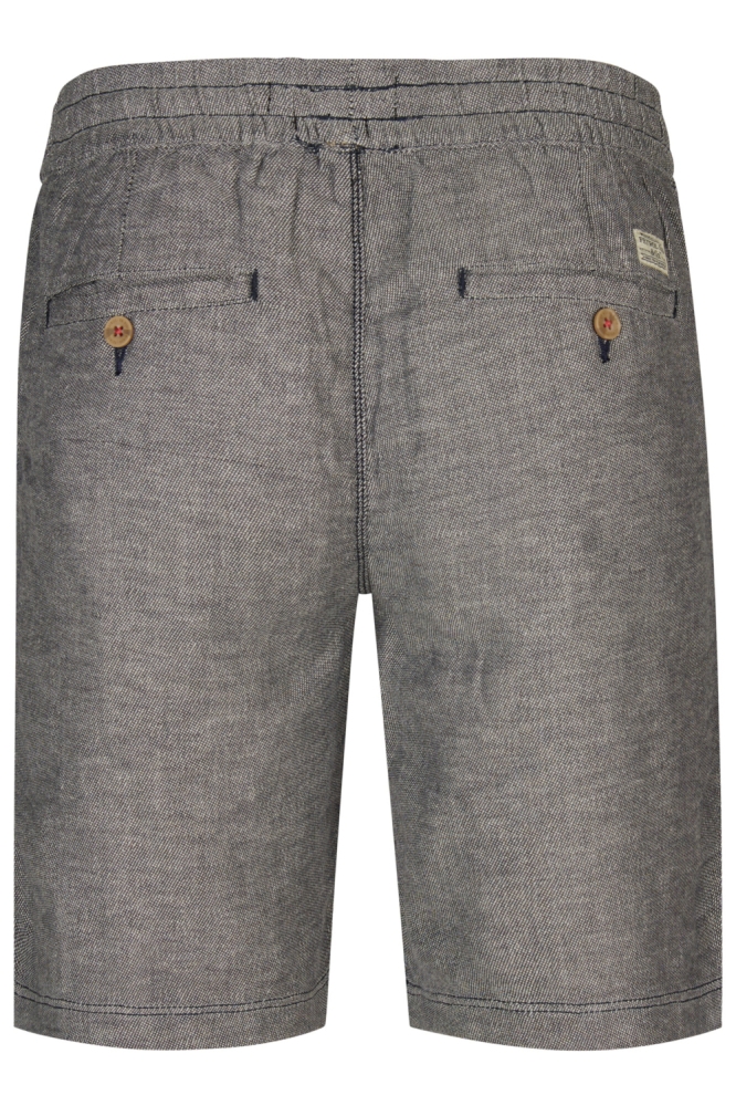 Petrol Industries blauwe heren korte broek | Achteraanzicht