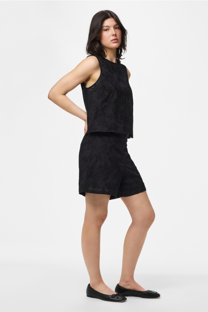 Pieces zwarte dames korte broek | Model
