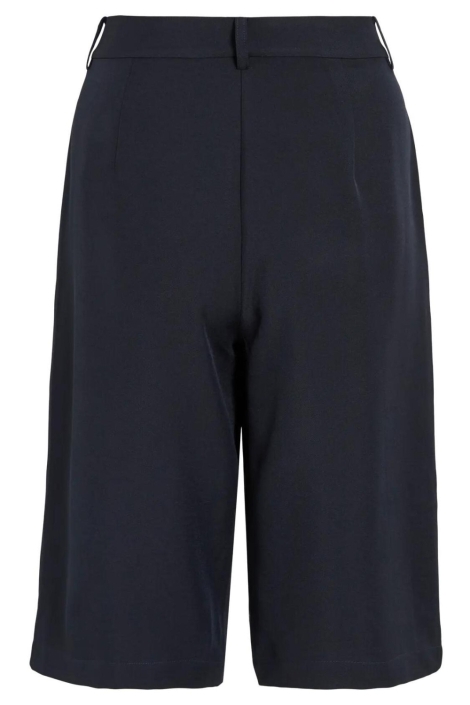 Vila blauwe dames korte broek | Achteraanzicht