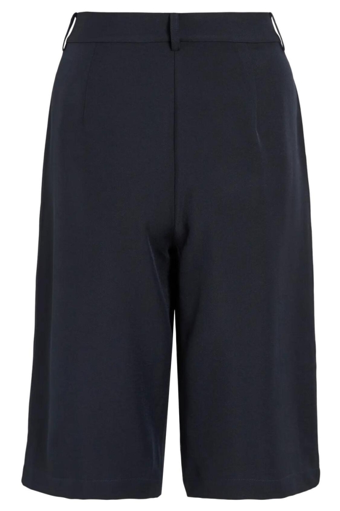 Vila blauwe dames korte broek | Achteraanzicht