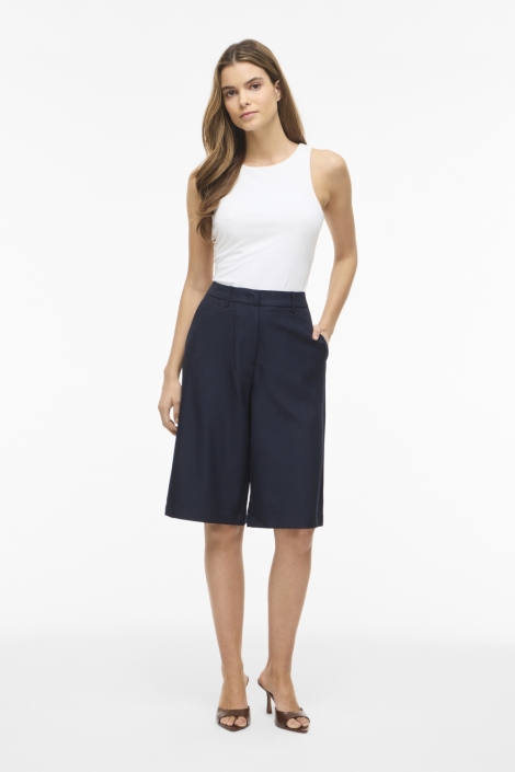 Vila blauwe dames korte broek | Model