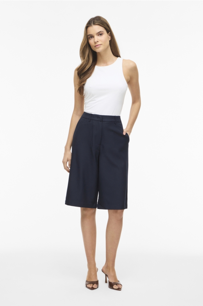Vila blauwe dames korte broek | Model