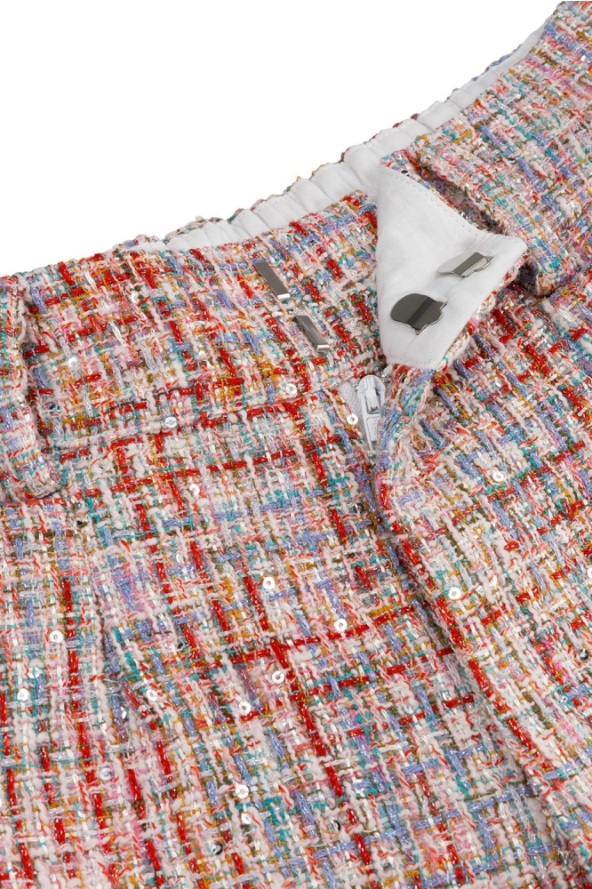 Studio Amaya multi color dames korte broek | Close up