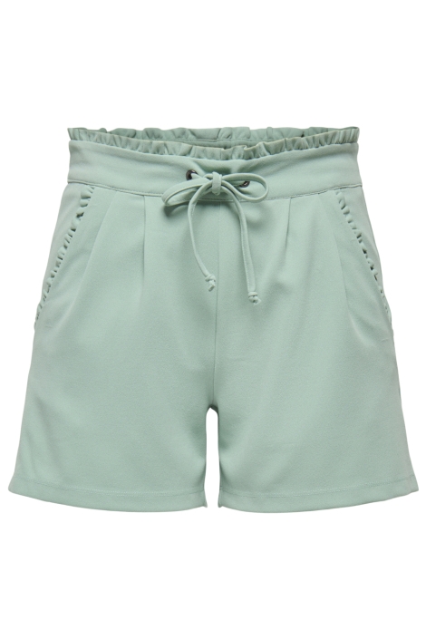 Jacqueline de Yong groene dames korte broek | Vooraanzicht