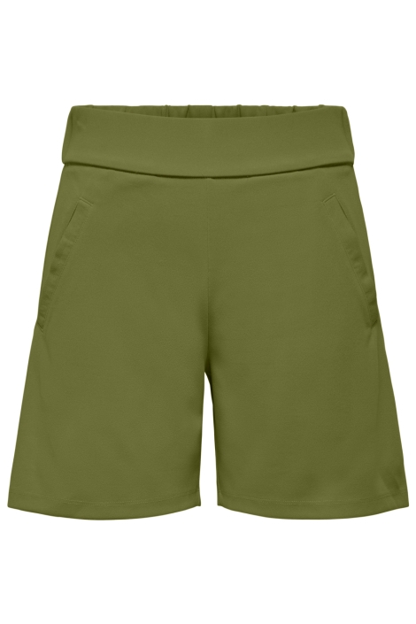 Jacqueline de Yong groene dames korte broek | Vooraanzicht