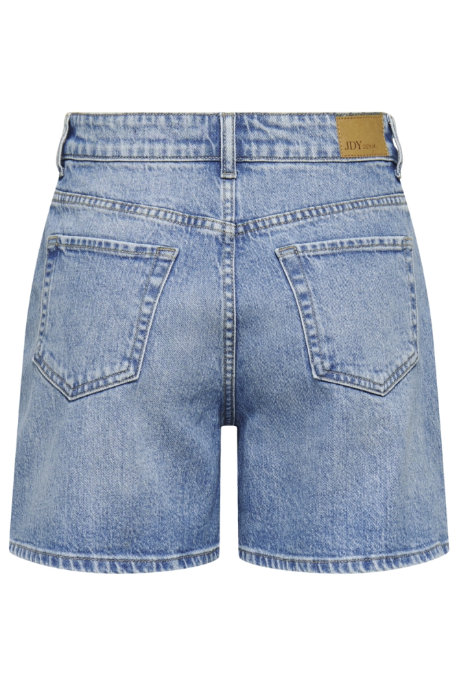 Jacqueline de Yong blauwe dames korte broek | Achteraanzicht