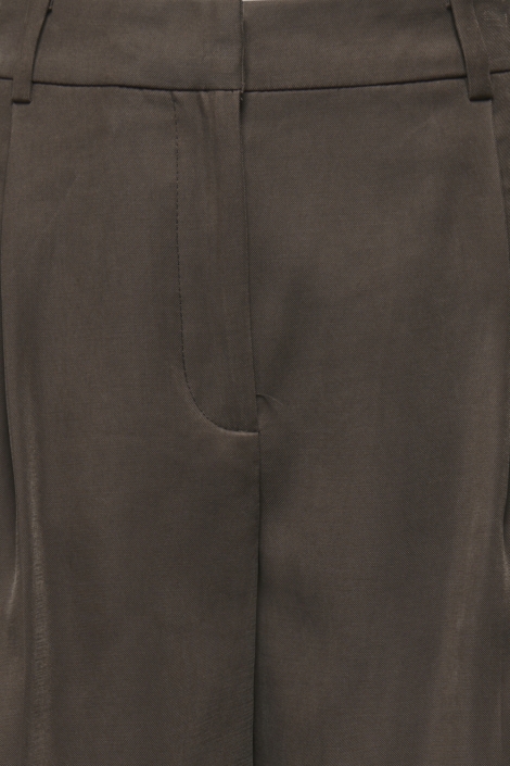 Jacqueline de Yong bruine dames korte broek | Close up