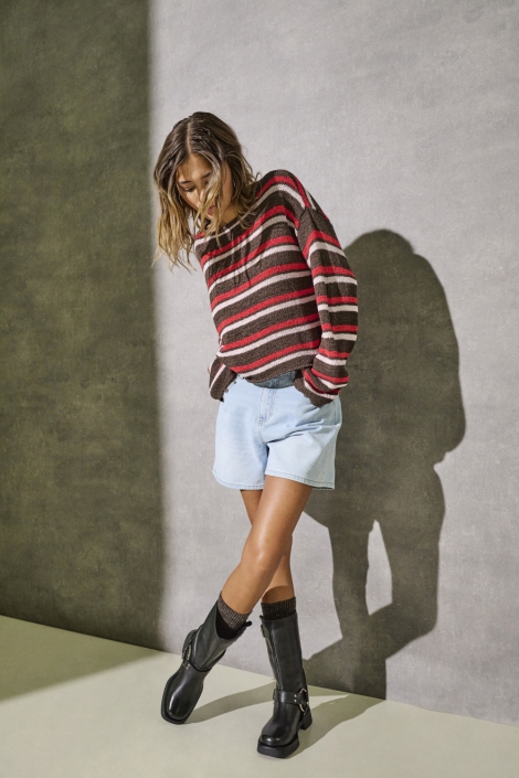Only blauwe dames korte broek | Sfeerbeeld, In situatie