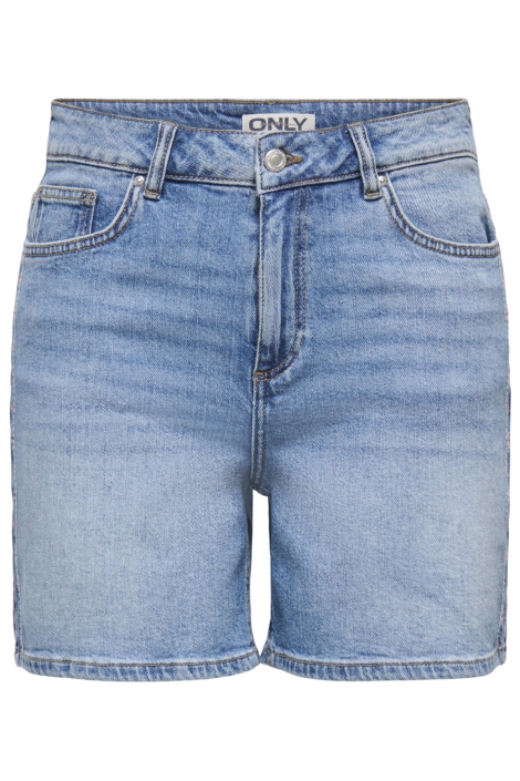 Only blauwe dames korte broek | Vooraanzicht