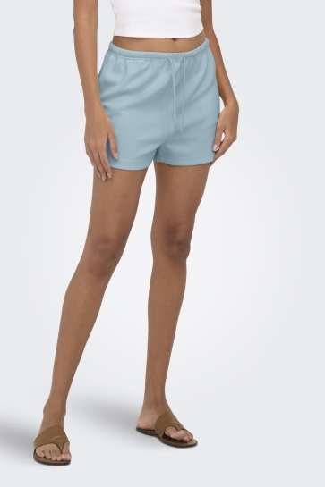 Only onlmaya tie string shorts swt Blauw