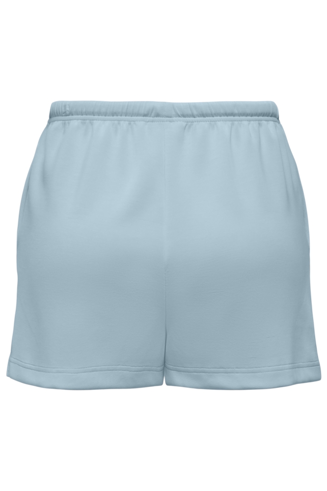 Only blauwe dames korte broek | Achteraanzicht