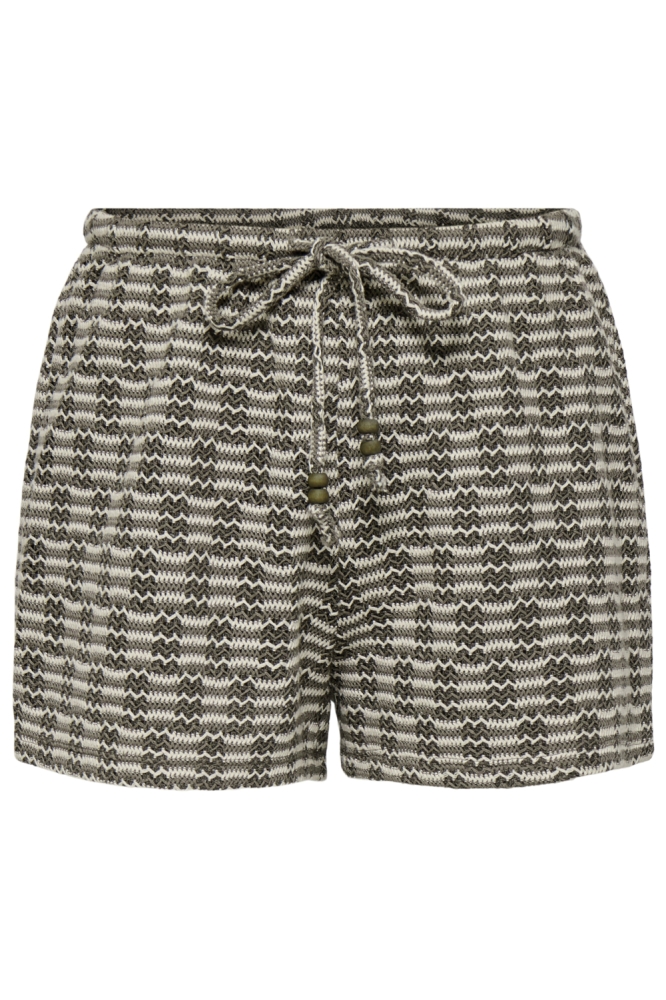 Only groene dames korte broek | Vooraanzicht