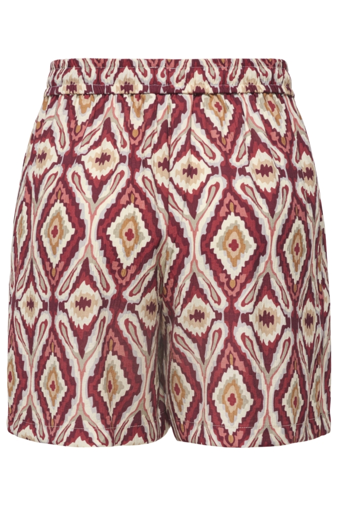 Only roze dames korte broek | Achteraanzicht