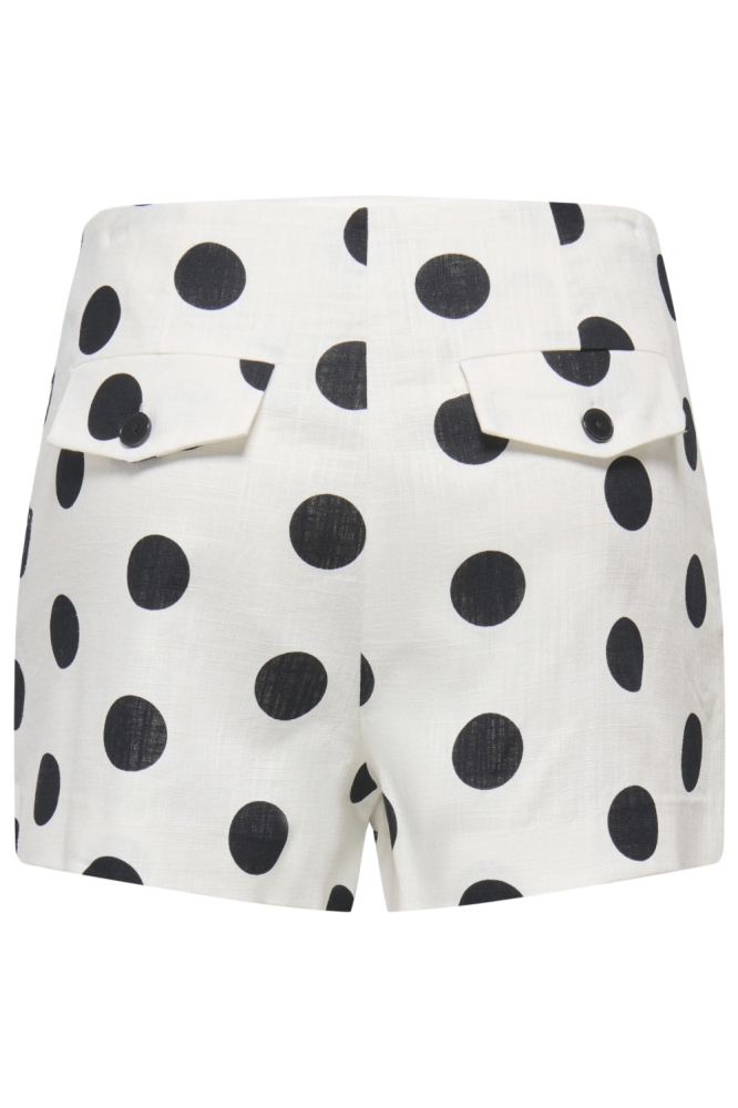 Only witte dames korte broek | Achteraanzicht