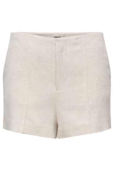 Only Broek ONLVIESTA HW LINEN BL SHORTS TLR 15375013 MOONBEAM