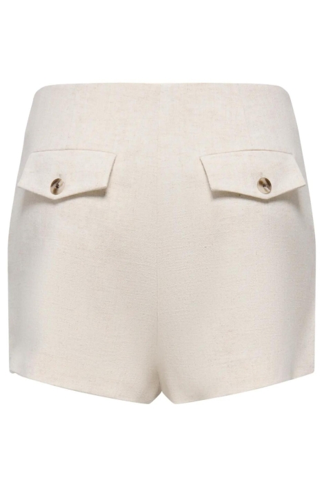 Only beige dames korte broek | Achteraanzicht