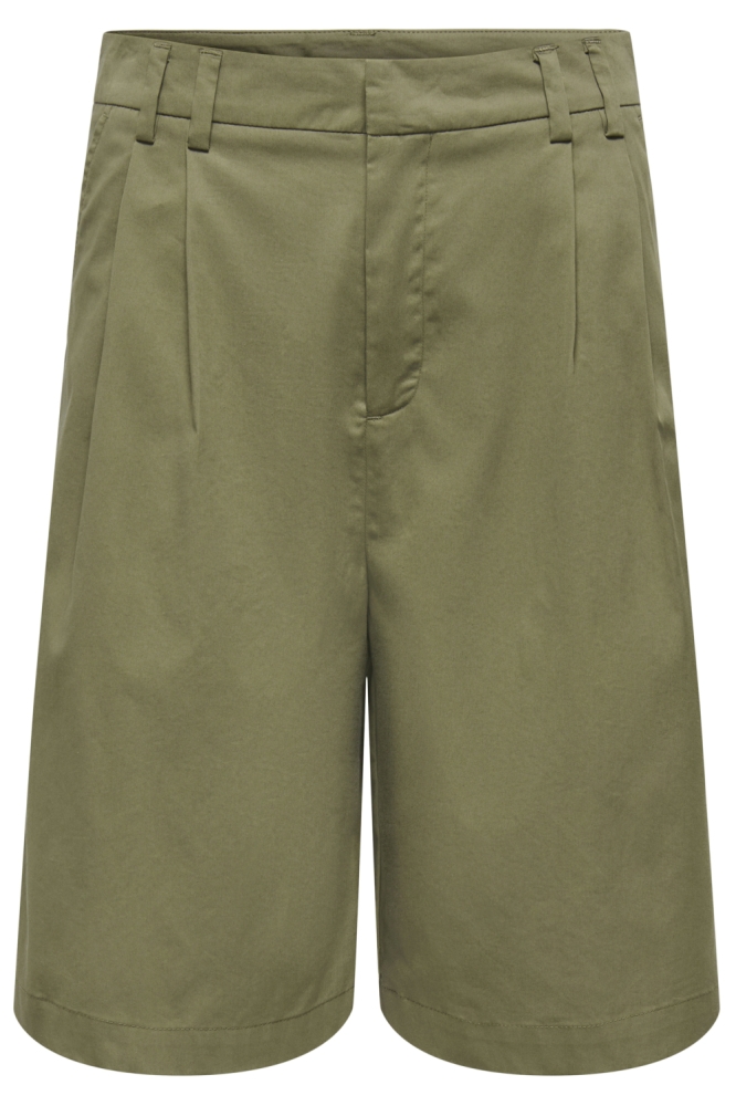 Only groene dames korte broek | Vooraanzicht