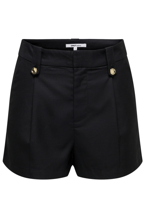 Only zwarte dames korte broek | Vooraanzicht