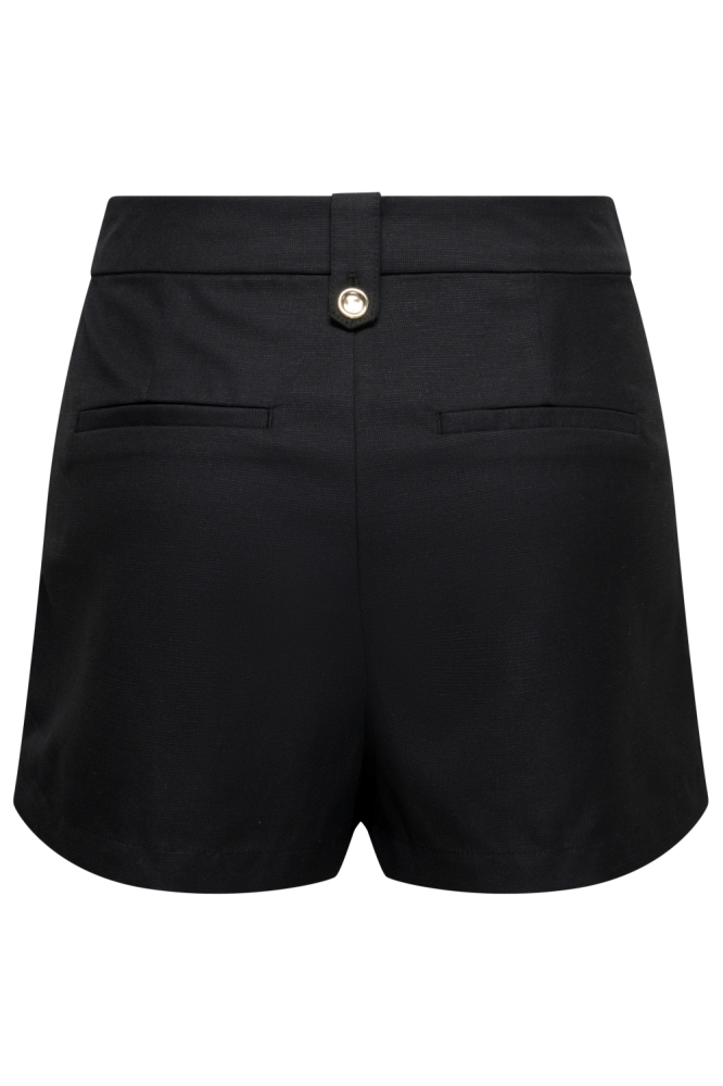 Only zwarte dames korte broek | Achteraanzicht