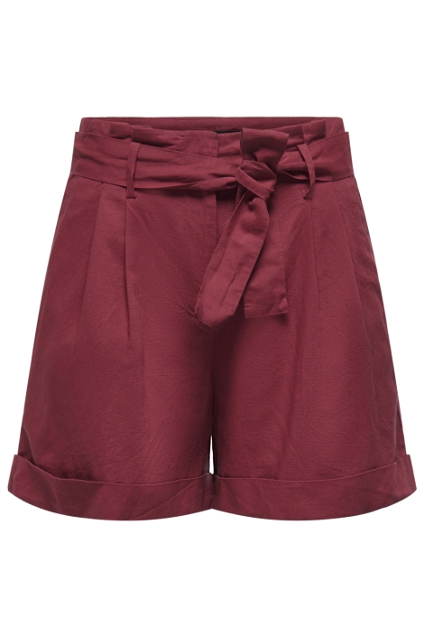 Only rode dames korte broek | Vooraanzicht