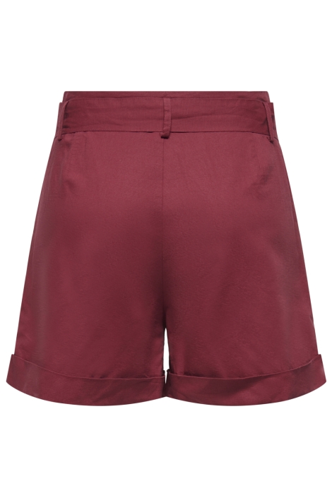 Only rode dames korte broek | Achteraanzicht