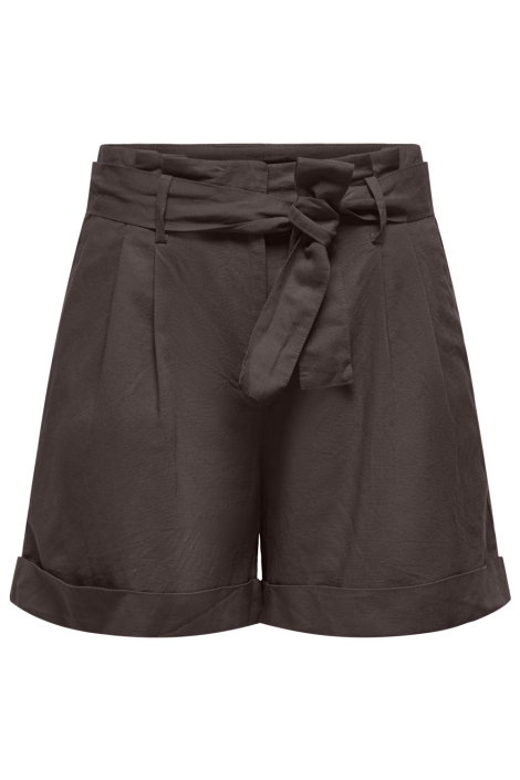 Only bruine dames korte broek | Vooraanzicht